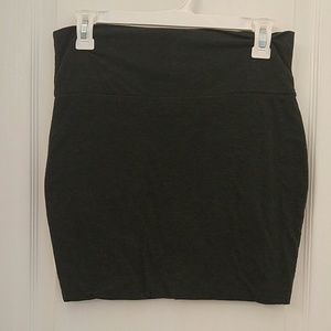 Stetchy Gray Mini Skirt